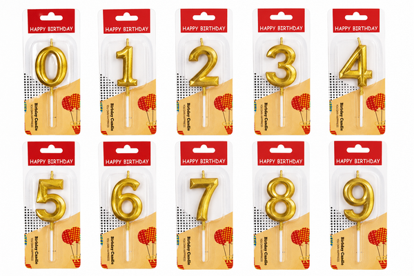 Number Birthday Candle