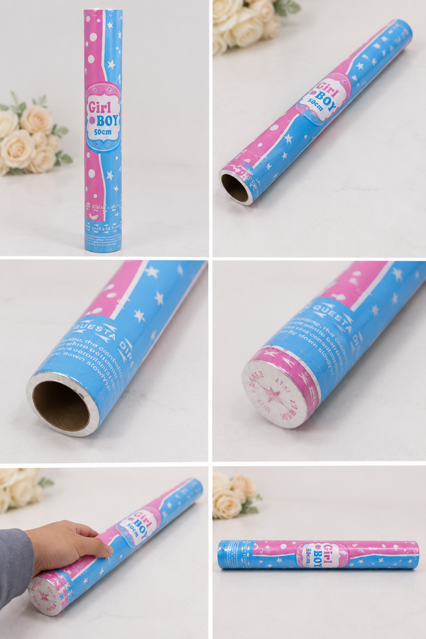 Boy or Girl Party Cannon