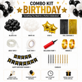 Birthday Decoration Combo Kit – 100 Balloons + Complete Party Set