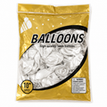 White Latex Balloons 10 Inch – 50 Pcs | Birthday & Party Decoration