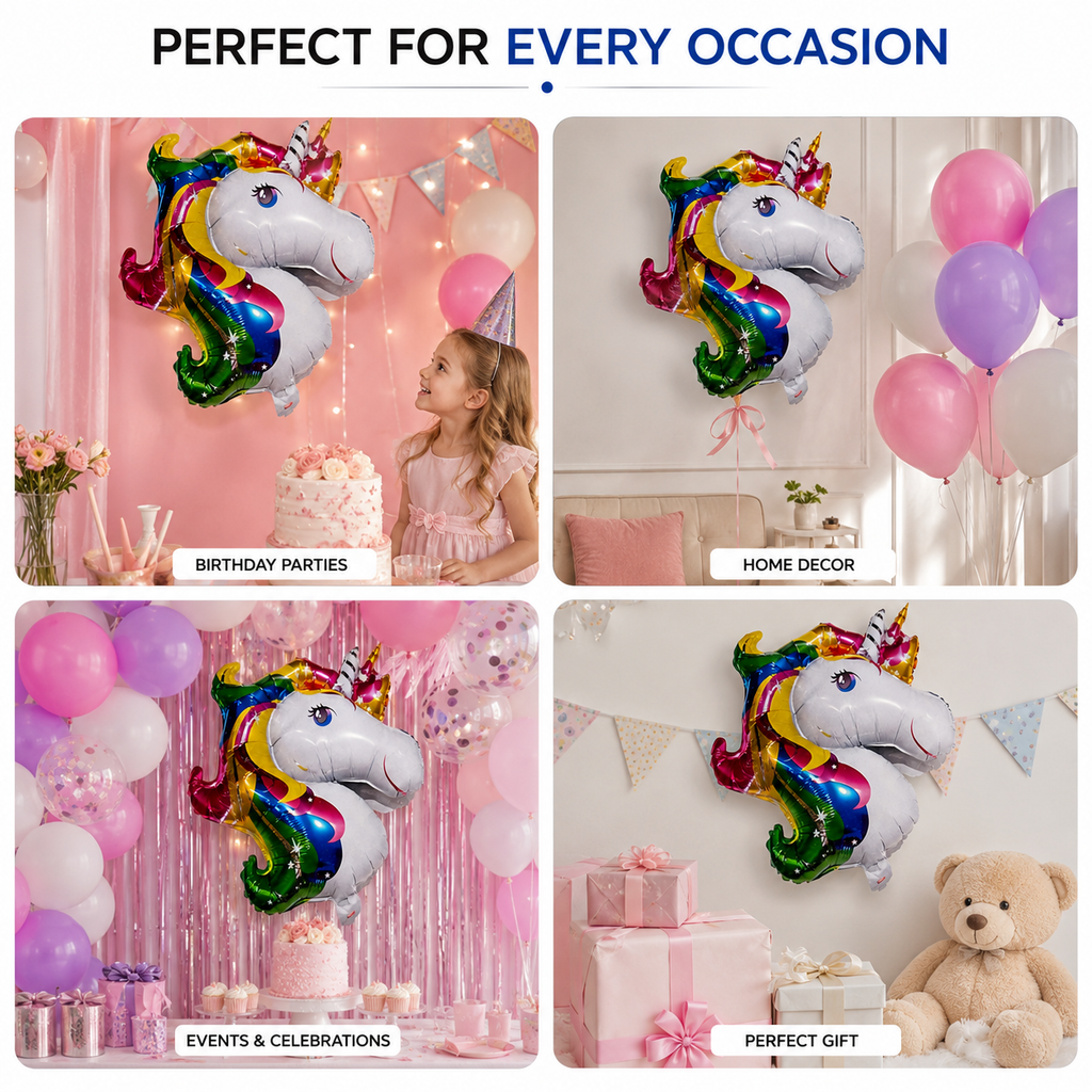 Unicorn Balloon Party Decoration Uses