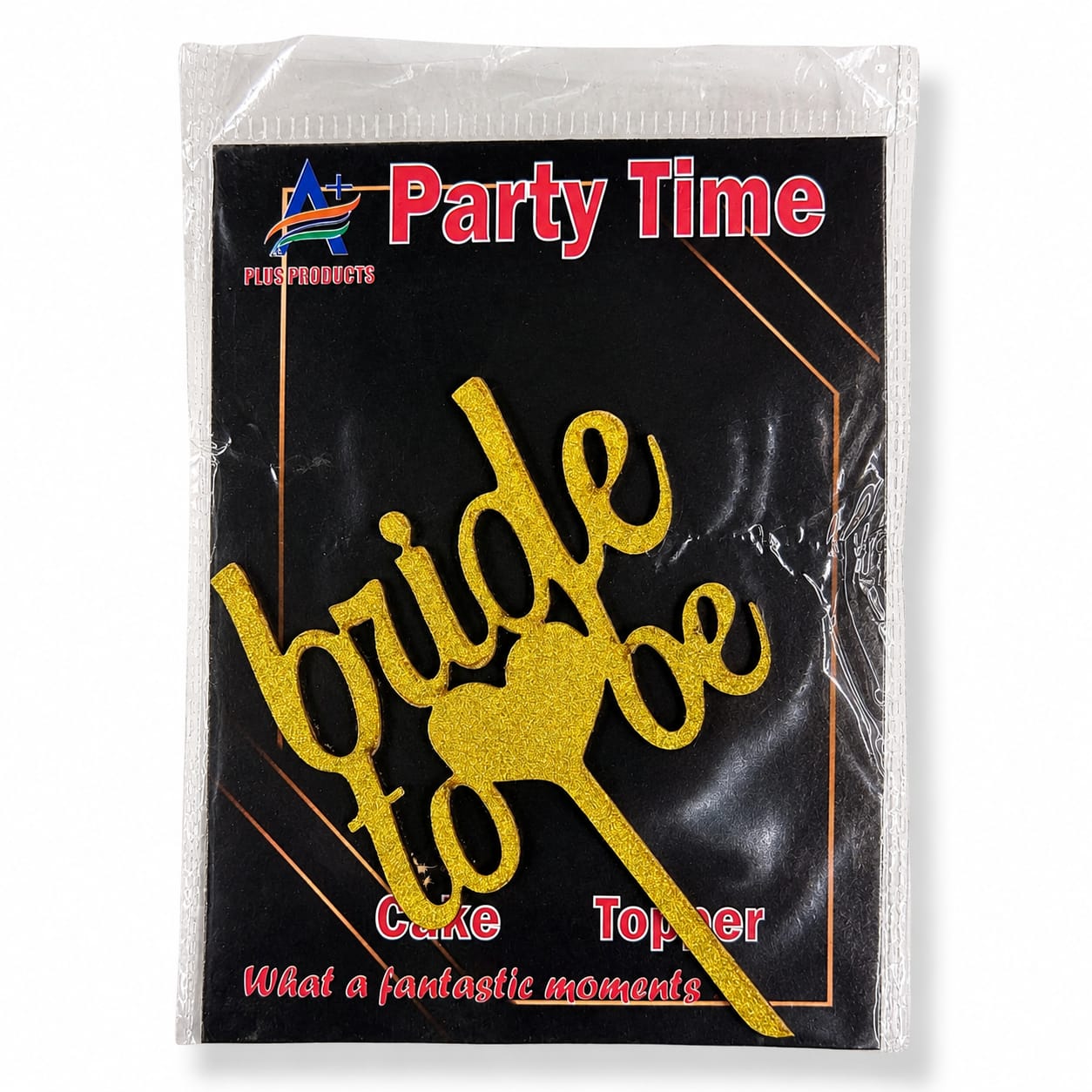 Happy Birthday Gold Cake Topper – Birthday Cake Decoration