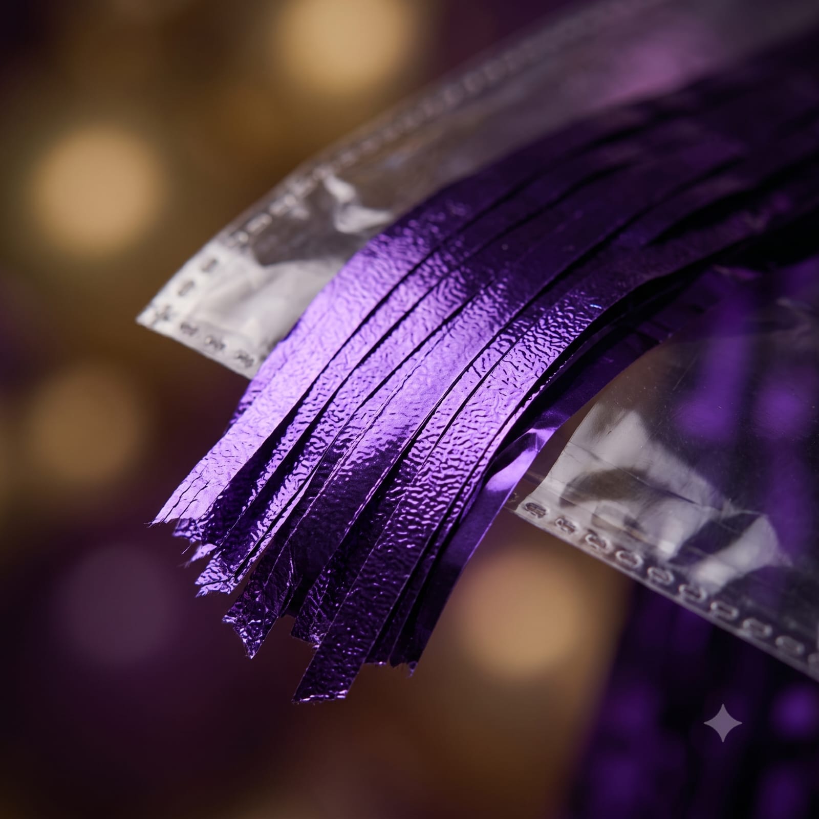 Purple Foil Fringe Curtain | Metallic Party Backdrop for Birthday & Events