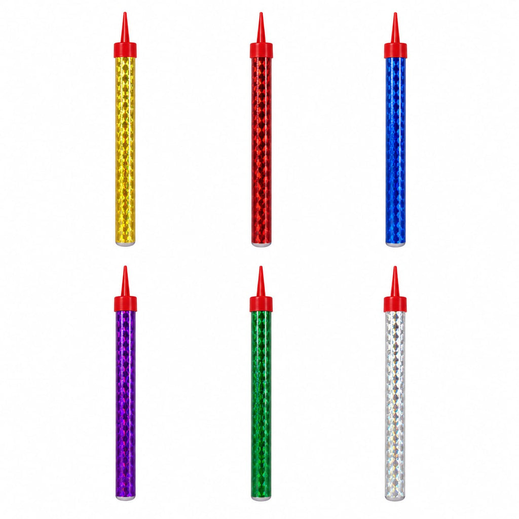 Metallic Party Popper Tubes – Multicolor Confetti Popper for Birthday & Celebrations