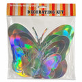 3D Butterfly Wall Decoration Kit | Holographic Butterfly Stickers for Room, Birthday & Party Decoration (12 Pieces)