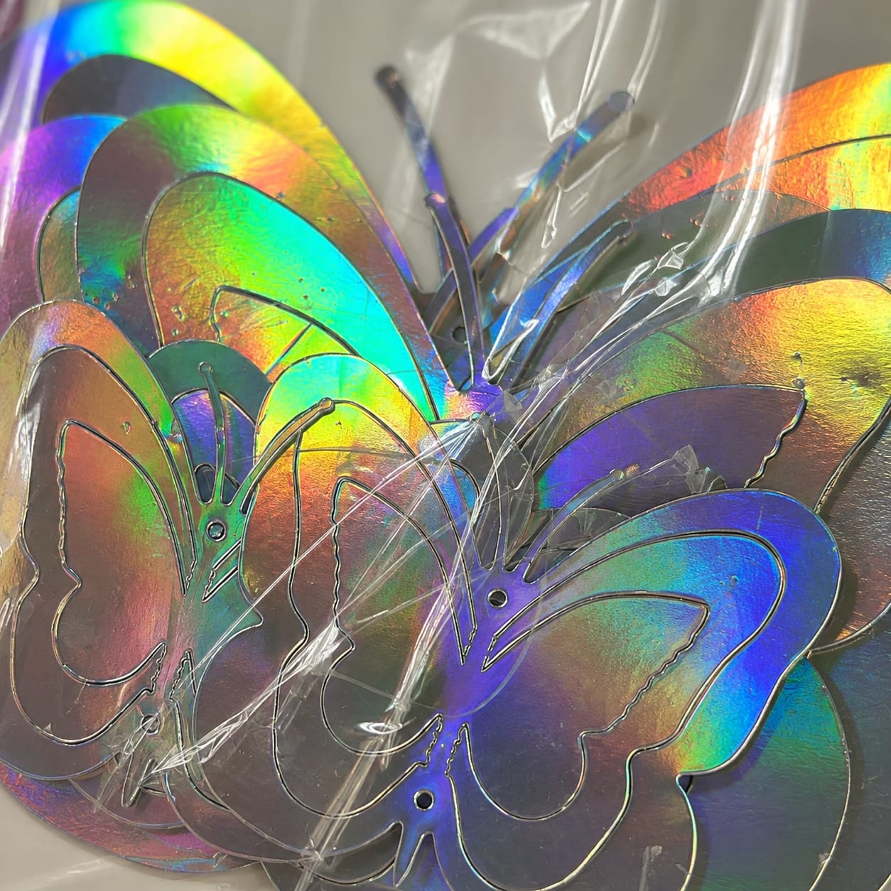 3D Butterfly Wall Decoration Kit | Holographic Butterfly Stickers for Room, Birthday & Party Decoration (12 Pieces)