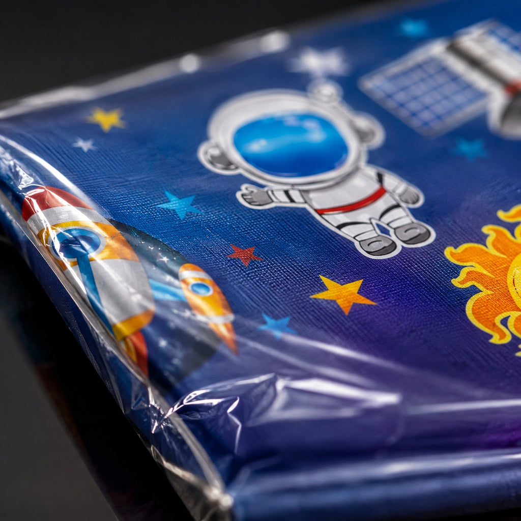 Space Theme Happy Birthday Decoration Set – Astronaut, Rocket & Planet Party Decor