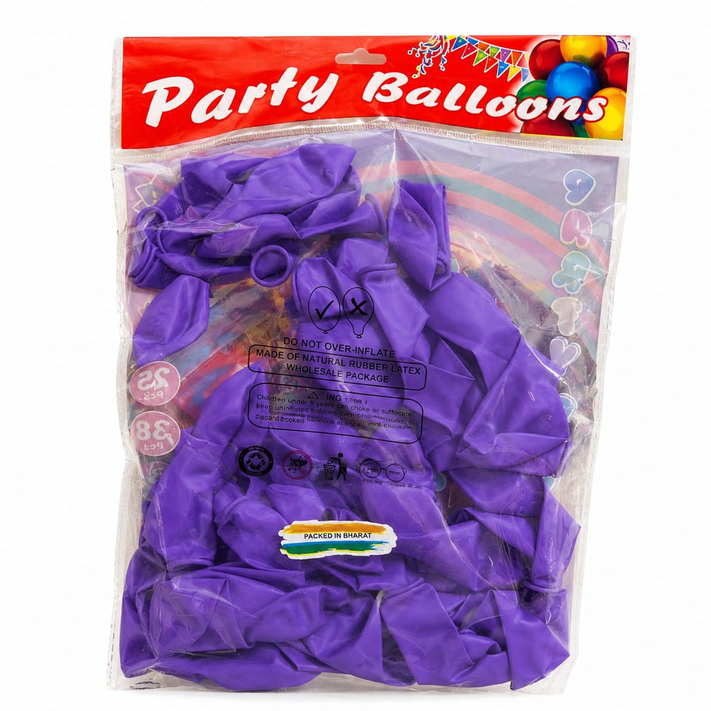 Purple Latex Balloons for Party Decoration – Premium Solid Purple Balloons