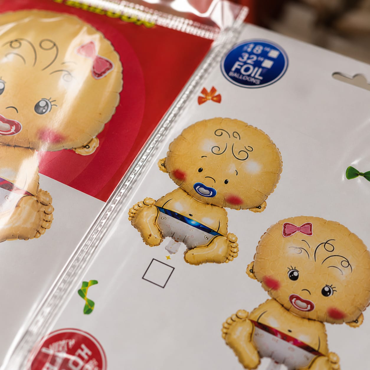 Baby Shower Foil Balloon – Big Size Baby Boy & Girl Theme Decoration Balloon