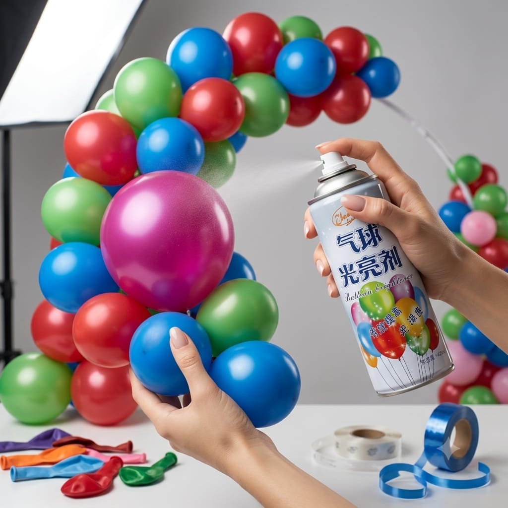 Balloon Brightener Shine Spray 450ml – Balloon Shiner for Party Decoration