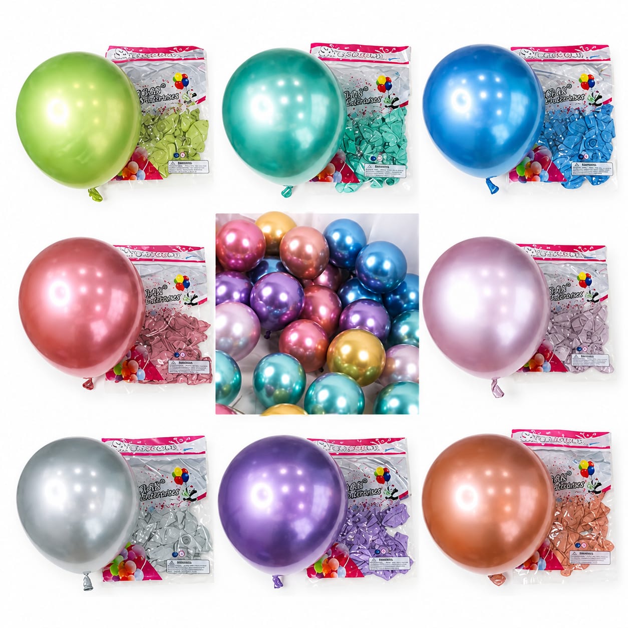 Metallic Balloons – Premium Party Balloons | Multiple Colors