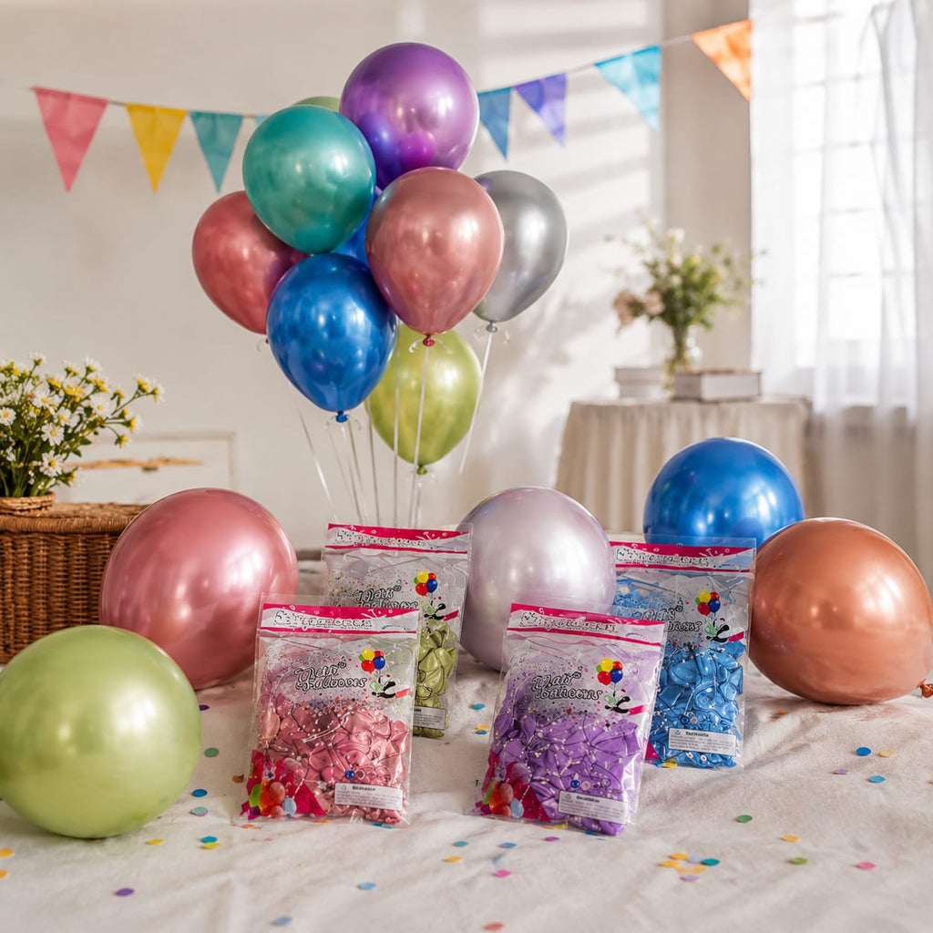 Metallic Balloons – Premium Party Balloons | Multiple Colors