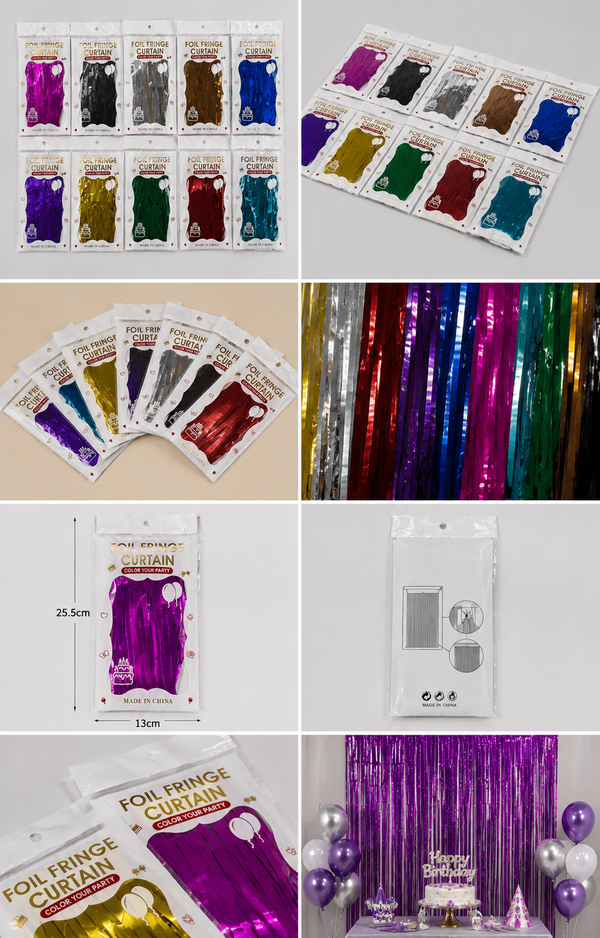 Foil  Fringe Curtain