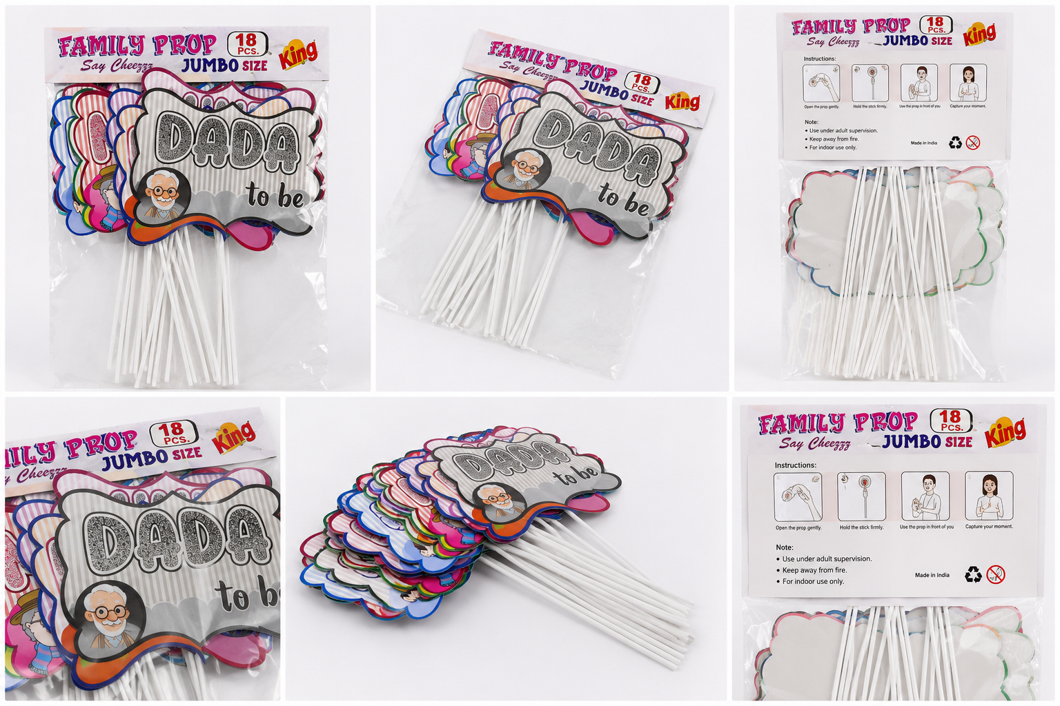 Family Photo Booth Props