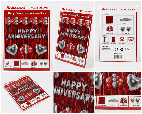 Happy Anniversary Decoration Combo Pack